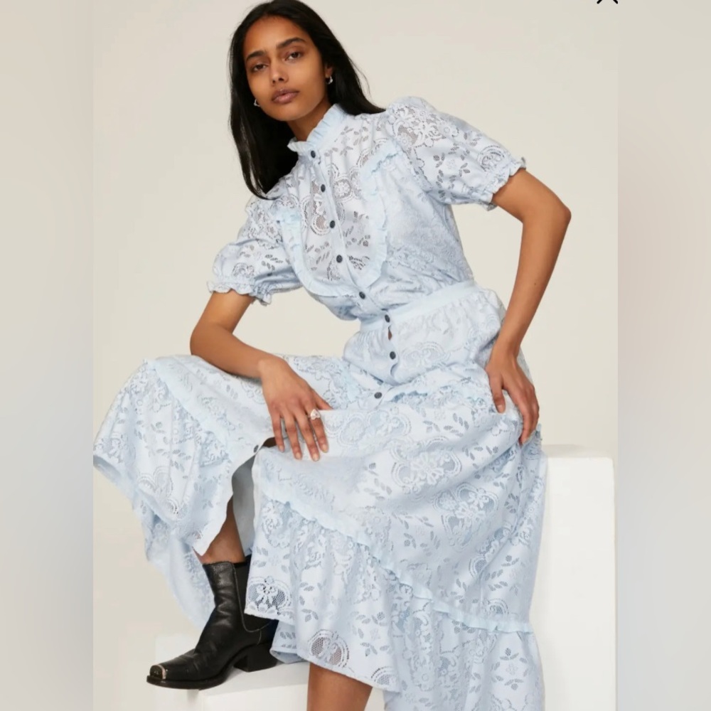 Pamela Love x RTR Blue Victoria Dress - Picture 2 of 13